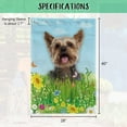 thumbnail image 6 of Hello Spring Floral with Dog Cute Labrador Dog Garden Flag Summer Flower Home Decor Yard Banner for Outside 28 x 40 Inch Double Side, 6 of 6