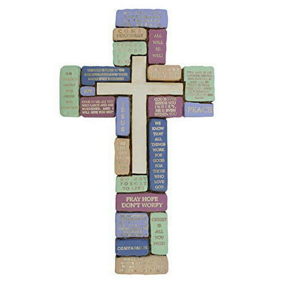 Comfort and Grief Resin Wall Cross