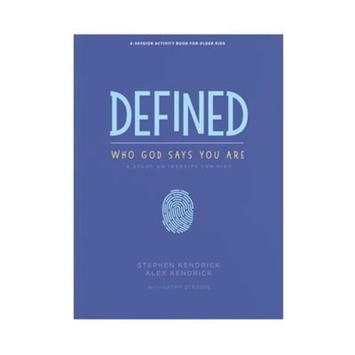 Pre-Owned Defined: Who God Says You Are - Older Kids Activity Book : A Study on Identity for Kids (Paperback) 9781535956789