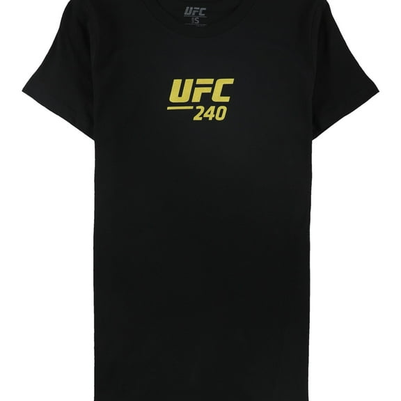 UFC Mens 240 July 27th Edmontom Graphic T-Shirt, Black, X-Large