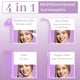 thumbnail image 3 of Varita facial de alta frecuencia - TUMAKOU Violeta Dispositivo portátil de mano de alta frecuencia para la piel facial - con 4 tubos morados, 3 of 5