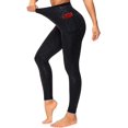thumbnail image 1 of High Waisted Leggings for Women Tummy Control Workout Running Yoga Pants with Pockets, 1 of 7