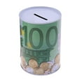 thumbnail image 7 of GHYJPAJK 20 Euro Coin Piggy Bank Us Dollar Piggy Bank Tinplate Piggy Bank Round Us Dollar Euro Piggy Bank Only In And Out Of Change Storage Box, 7 of 7