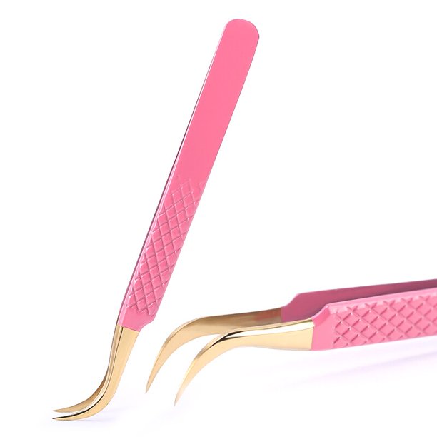 Pinzas para pestañas, 1 unidad, antiestáticas, no magnéticas, profesional, pinzas para extensión de pestañas 3D, herramienta de maquillaje con cierre de 100% Tan Jianjun unisex