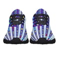 thumbnail image 5 of Autism Awareness American flag Shoes Sneakers for Women Men Black Size 7, 5 of 7