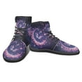 thumbnail image 5 of POLERO Butterfly Moon Floral Purple Walking Shoes Wide Width Running Sneaker for Women High Top Business Barefoot Shoes Walking Office Work Shoe Lace-Up Running Sports Outdoor Sneakers, 5 of 7