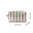 thumbnail image 3 of EQWLJWE Storage Totes,Storage Bag Organizer,Striped Pvc Cosmetic Bag Waterproof Transparent Makeup Pouch with Zipper for Travel and Daily Toiletry Storage, 3 of 6