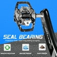 thumbnail image 6 of BUCKLOS SPD Clip Pedals MTB Mountain Bike Clipless Dual Sided Pedals - Road Bike Sealed Bearing Bicycle Clips in Pedal Compatible with Shimano SPD Cleats (9/16" Aluminum), 6 of 6