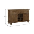 thumbnail image 3 of Lexicon Contemporary Wood and MDF Board Dining Room Server in Cherry, 3 of 5