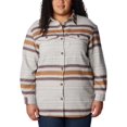 thumbnail image 6 of Columbia Women's Calico Basin Shirt Jacket, Columbia Grey Heathered Stripe, X-Large, 6 of 8