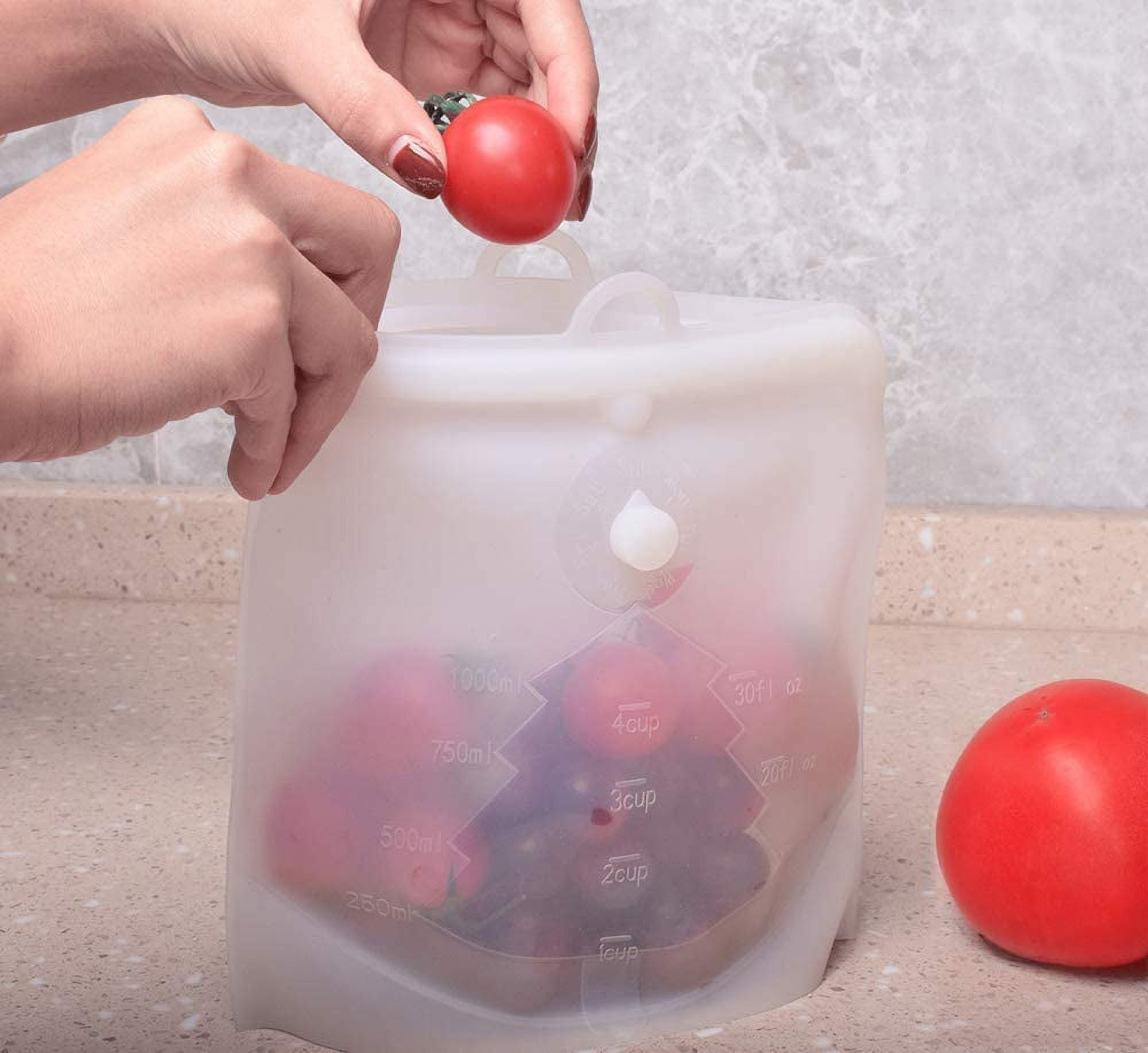 Reusable Silicone Food Bag – The Convenient Kitchen