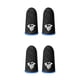 thumbnail image 3 of Sidaley 10 piezas Juego móvil Mangas para los dedos Guantes de pantalla táctil sensibles Antihuellas Fundas ultrafinas portátiles Azul tipo 2 Azul Tipo 2 2piezas, 3 of 5