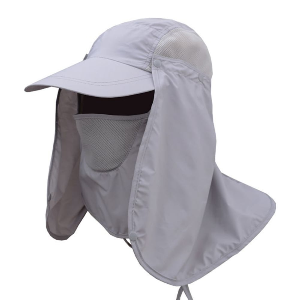 AM_ Hiking Fishing Hat Sports Sun Resistant Neck Face Wide Brim Flap Cap Splendi 