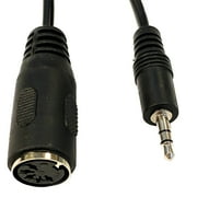 Kurrent Electric (2) Pack of MIDI to 3.5mm Type-A Adapter 14" Inch Cables