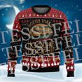 thumbnail image 5 of Suéter feo de punto con diseño de Papá Noel para Navidad, divertido, de dibujos animados de anime, estilo vintage, con grafiti, de manga larga y estampado 3D, estilo Harajuku 17, 5 of 5