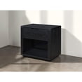 thumbnail image 5 of Omax Decor Venice Modern Nightstand with Soft Close Drawer in Black, 5 of 11