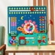thumbnail image 4 of Calendario de madera portátil Reloj Aprendizaje Juguete educativo Calendario Tiempo Aprendizaje Juguete Material didáctico Tablero ocupado para Pequeña CUTICAT Calendario Reloj Juguetes, 4 of 8