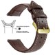 thumbnail image 1 of Correa de reloj de cuero genuino de grano superior, correas de reloj de liberación rápida de 18mm/20mm/22mm, se adapta a Samsung Galaxy Watch, Garmin Huawei Watch, 1 of 4