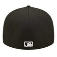thumbnail image 4 of Men's New Era Black Chicago Cubs Low Profile 59FIFTY Fitted Hat, 4 of 6