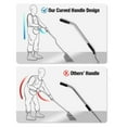 thumbnail image 6 of Sand Flea Rake,16-Inches Wide Basket, 52” Long Strong Handle, Sharp Teeth, Curved Handle Design [One Piece Handle Version], 6 of 7