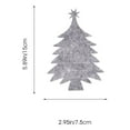 thumbnail image 2 of GAXIRE 8-Piece Grey Felt Christmas Cutlery Holders Set for Holiday Dinner Table Decoration, 2 of 8