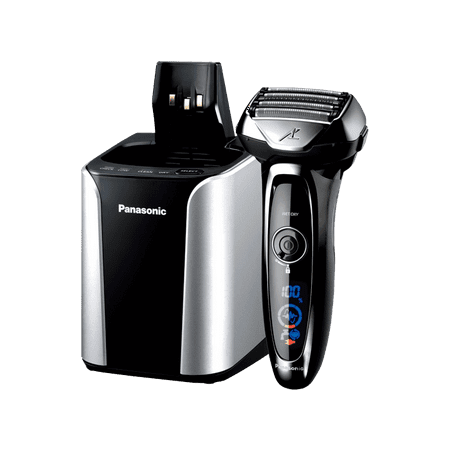 Panasonic ES-LV95-S ARC5 Premium 5-Blade Men's Electric Shaver, Wet/Dry, with Automatic Cleaning & Charging