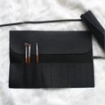 thumbnail image 4 of Makeup Brush Black Storage Bag Cosmetic Pouch Portable Makeup Brush Organizer Holder Makeup Tool Random Color, 4 of 4