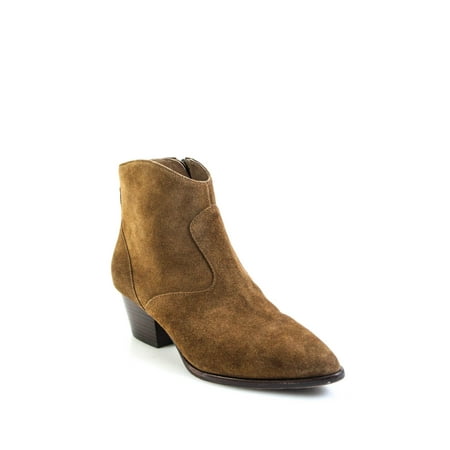

Pre-owned|Ash Women s Medium Block Heel Point Toe Suede Ankle Boots Brown Size 38