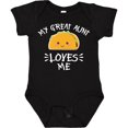 thumbnail image 3 of Inktastic My Great Aunt Loves Me with Taco Illustration Boys or Girls Baby Bodysuit, 3 of 5