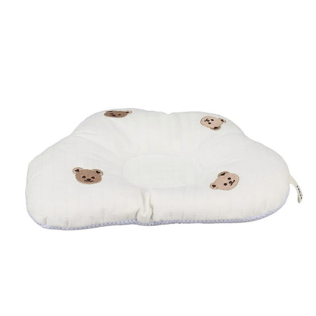 Cartoon Cloud Shaped Baby Pillow Soft Breathable PP Cotton Cute Newborn Infant Pillow for Sleeping Cloud Bear