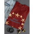 thumbnail image 3 of Buon Ferragosto Starfish Wreath T-Shirt Women -Image by Shutterstock, Female 3X-Large, 3 of 4