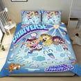 thumbnail image 1 of Chibiverso Conjunto de sábanas temático, trío de piezas, cómodo y amigable con la piel, diseño único, regalo de decoración para el hogar para familiares, amigos y fans,173cm *218cm, 1 of 6