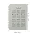 thumbnail image 3 of Miangastore 4Pcs Convenient Binder Dividers Detachable Notebook Dividers Loose Leaf Notebook Separators, 3 of 9