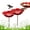 2pcs, variant on Handmade Metal Flower Garden Stake with Bee Bath & Bird Water, Pollinator Friendly Bowl, Tool Free Assembly for Pollinators, Yard Art Decorative Insert Attracting Wildlife