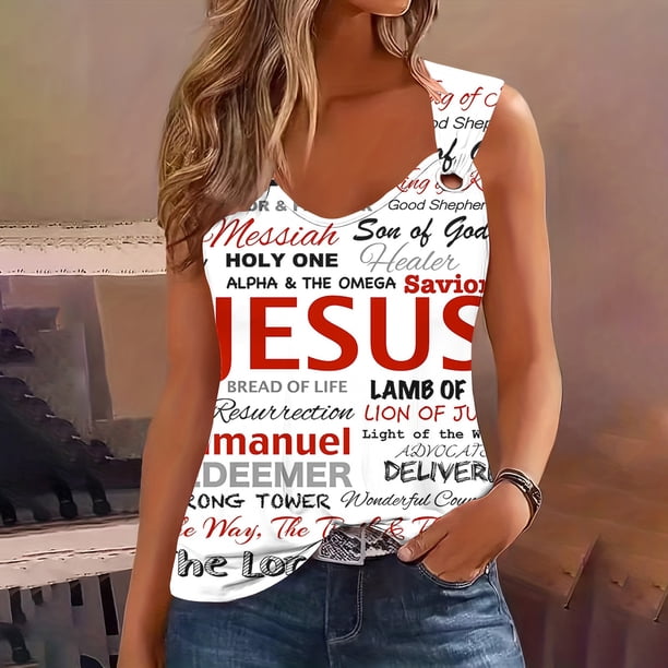 Puntoco Camisetas básicas sin mangas para mujer Camisetas sin mangas para mujer Camisetas de verano Blusas holgadas informales sin mangas con cuello redondo