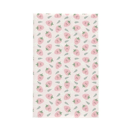 

Matuu Floral Strawberr for Waffle Kitchen Towel Dish Towels Hand Towels for Kitchen 16 X 26 Inches
