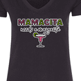 thumbnail image 4 of Inktastic Mamacita Margarita Women's V-Neck T-Shirt, 4 of 5