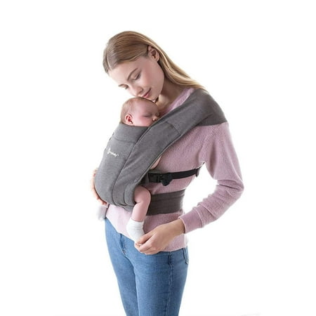 Ergobaby Embrace Baby Wrap Carrier, Infant Carrier for Newborns 7-25 Pounds, Heather