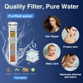 thumbnail image 6 of PALAS Filtered Shower Head with Handheld, High Pressure 10-Mode, Power Wash, Replaceable Filter Soften Hard Water Remove Chlorine, 60" Hose (Matte Black), 6 of 8