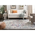thumbnail image 5 of SAFAVIEH Madison Dalia Oriental Area Rug, Cream/Blue, 4' x 6', 5 of 15