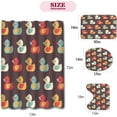 thumbnail image 3 of Red Cherry 4PCS Shower Curtain set Fruit Floral Bathroom Set Accessories with Non-Slip Rug,Toilet Lid Cover,Bath Mat,12 Hooks Watercolor Sweet Cherries Waterproof Home Decor Teen Adults Gifts, 3 of 6