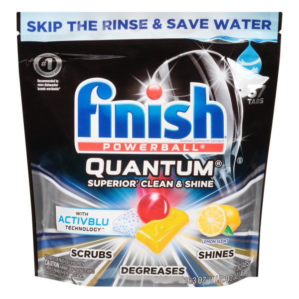 Finish Powerball Quantum 12 Count Tabs With Activblu Technology 