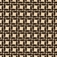 thumbnail image 1 of Ahgly Company Machine Washable Indoor Square Transitional Black Brown Area Rugs, 8' Square, 1 of 7