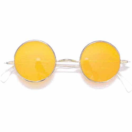 Bristol Novelty BA222 Lennon Glasses Orange One Size 