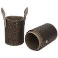 thumbnail image 3 of Organizador de brochas, soporte portátil de cuero sintético para brochas de maquillaje, vaso para brochas de maquillaje, confiabilidad excepcional, 3 of 12
