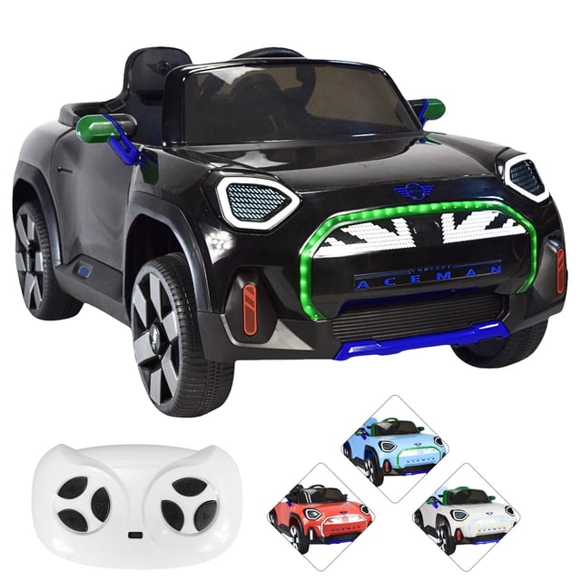 Montable Eléctrico para Niños Mini Aceman Control Remoto 12v JOYKOO Negro