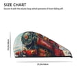 thumbnail image 2 of Xecao Beautiful Red Train Hot Air Balloon Print Hair Towel, Hair Turbans for Wet Hair, Drying Hair Wrap for Curly Hair Women,Coral Velvet Dry Hair Cap,Dry Hair Hat, 2 of 6