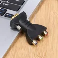 thumbnail image 4 of . Conector De Vídeo Componente Estilo T Hembra Vga 3rca Rgb, 4 of 6
