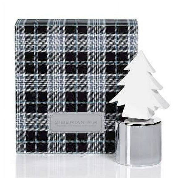 SMALL SILVER TREE SIBERIAN FIR Aroma Porcelain Diffuser