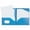Blue, variant on DJJGXAN Plastic Folders with Pockets (1 Pack), Durable Heavy Duty File Folders with Business Card Slot, Two-Pocket Folders, for School, Work, Office, Letter Size, Assorted Colors